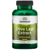 Suplementy naturalne - SWANSON Liście Oliwy ekstrakt (Olive Leaf) 500 mg - 120 kapsułek - miniaturka - grafika 1