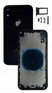Obudowa kompletna CZARNA do Apple iPhone XR korpus ramka plecki - Części serwisowe do telefonów - miniaturka - grafika 1