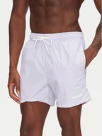 Kąpielówki męskie - HUGO Szorty kąpielowe Haiti 50469312 Fioletowy Regular Fit - miniaturka - grafika 1