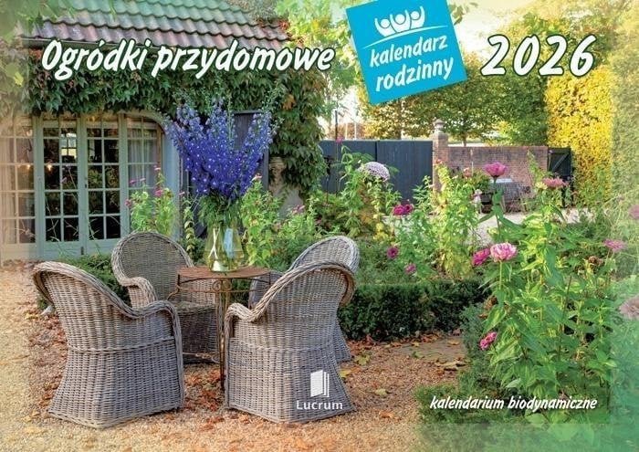 Kalendarz 2026 rodzinny Ogródki przydomowe