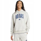 Bluzy męskie - Bluza męska adidas Collegiate Hoodie jasnoszara KC3872 XL - miniaturka - grafika 1