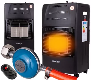 Piecyk Gazowy Grzejnik Na Gaz Butle 65 M2 Lpg Piec D657 - Ogrzewacze tarasowe - miniaturka - grafika 1