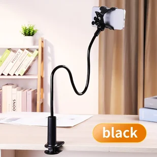 TEMU 1 Szt. Klips Do Telefonu Komórkowego Na Stojaku - Z Uchwytem Elastyczne Długie Ramię Leniwy Uchwyt Mocujący Zacisk Mocujący Do Max, 12 13 14 - Inne - miniaturka - grafika 1