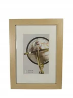 Ramki na zdjęcia - ﻿Ramka na zdjęcie brązowa uniwersalna 10x15/15x21 - miniaturka - grafika 1