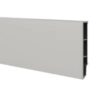 Listwy przypodłogowe - VILO Listwa przypodłogowa PCV Sempla 8 cm jasnoszara 704 - miniaturka - grafika 1