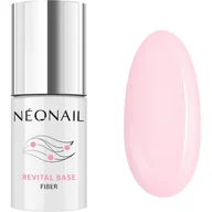 Lakiery hybrydowe - NeoNail Baza hybrydowa Revital Base Fiber Rosy Blush 7,2 ml - miniaturka - grafika 1