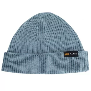 Czapka Alpha Industries Dockers Beanie 138905134 - niebieska - Czapki i chusty sportowe damskie - miniaturka - grafika 1