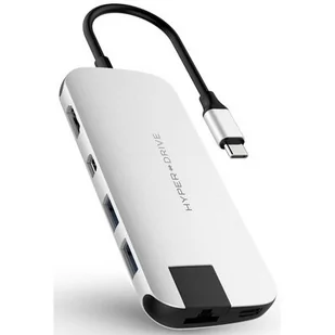 Hyper Hyper HyperDrive SLIM USB C Hub Srebrny HY HD247B SILVER - Gadżety USB - miniaturka - grafika 1