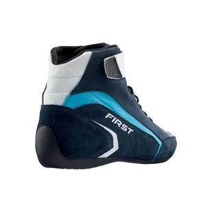 Buty wyścigowe OMP FIRST MY21 granatowo-niebieskie (FIA) - Odzież do sportów motorowych - miniaturka - grafika 3