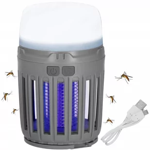 Lampa owadobójcza UV turystyczna 3w1 na komary, muchy, ćmy - Lampy owadobójcze - miniaturka - grafika 1