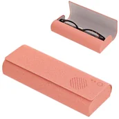 Akcesoria do okularów - Etui okularowe na magnes ET-123B łososiowy - miniaturka - grafika 1