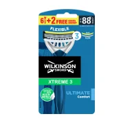 Maszynki do golenia i wkłady - Wilkinson XTREME3 ULTIMATE PLUS 6+2 7008741LPL - miniaturka - grafika 1