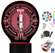 Lampy pozostałe - Lampka na biurko Studio Tatuażu Tattoo LED PLEXIDO - miniaturka - grafika 1