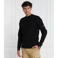 Swetry męskie - CALVIN KLEIN JEANS Sweter | Regular Fit - miniaturka - grafika 1