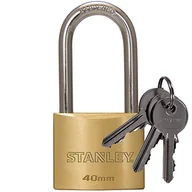 Kłódki - Stanley Kłódka 40mm moziężna pałąk WYDŁ.pin a.x3kl.na zew. - miniaturka - grafika 1