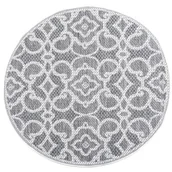 Dywany - Dywan Clyde 120 cm koło orient szary - miniaturka - grafika 1