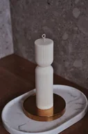 Świece - ŚWIECZKA SOJOWA ART KOLUMNA - 520 G NATURALNA - miniaturka - grafika 1