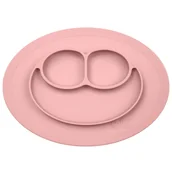Miseczki i talerzyki dla dzieci - EZPZ EZPZ Talerzyk 2w1 Happy Mat EUMMB005 - miniaturka - grafika 1