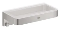 Półki łazienkowe - Grohe QuickFix Start Cube - Półka, długość 20 cm, Supersteel 41107DC0 - miniaturka - grafika 1