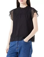 Bluzy damskie - ONLFLORA bluza z kapturem Top WVN NOOS, czarny, XXS - miniaturka - grafika 1