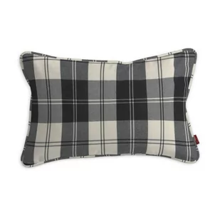 Dekoria Poszewka Gabi na poduszkę prostokątna krata czarno-biała 60 × 40 cm Edinburgh 120-115-74 - Poszewki na poduszki - miniaturka - grafika 1