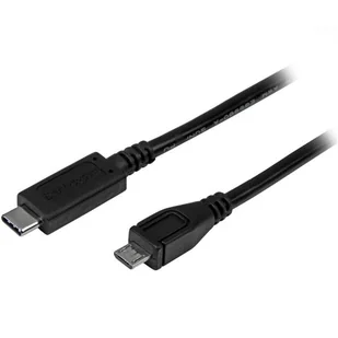 StarTech USB2CUB1M kabel USB 1 m USB 2.0 USB C Micro-USB B Czarny - Kable komputerowe i do monitorów - miniaturka - grafika 1