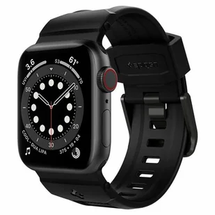 Spigen Pasek Rugged Band do Apple Watch 2/3/4/5/6/SE 38/40 mm) Czarny - Akcesoria do smartwatchy - miniaturka - grafika 1