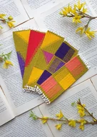 Zakładki do książek - Zestaw 5 Ręcznie Tkanych Zakładek do Książek - miniaturka - grafika 1