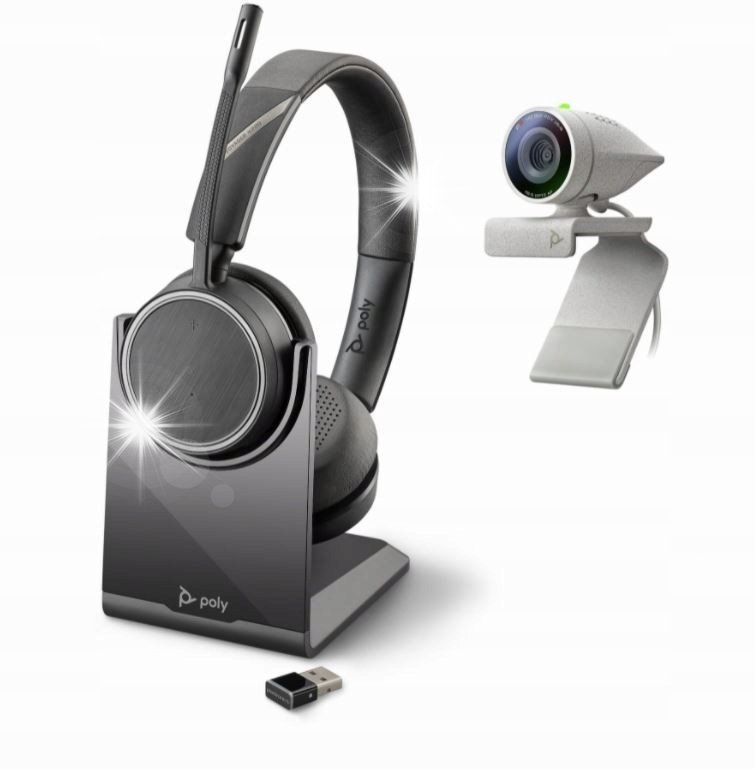Plantronics Voyager 4220 UC + Poly Studio P5 Kit