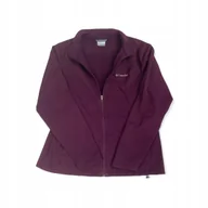 Bluzy damskie - Rozpinana bluza damska fioletowa COLUMBIA XL - miniaturka - grafika 1