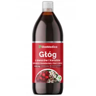 Soki i napoje niegazowane - EkaMedica Sok Głóg z owoców i kwiatów, 1000 ml -> Odbiór w Żabce! - miniaturka - grafika 1