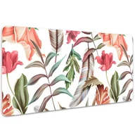 Podkładki na biurko - Mata ochronna na biurko Rośliny i liście 100x50 cm, Dywanomat - miniaturka - grafika 1