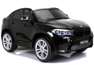 LEANToys   Auto na Akumulator BMW X6M Czarne - Pojazdy elektryczne dla dzieci - miniaturka - grafika 14