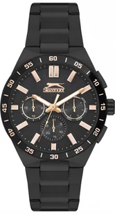 Zegarek Zegarek męski SLAZENGER SL.09.2285.2.05 czarny fashion na prezent - Zegarki męskie - miniaturka - grafika 1