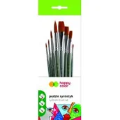 Pędzle - GDD Pędzle artystyczne mieszane 8szt HAPPY COLOR - miniaturka - grafika 1