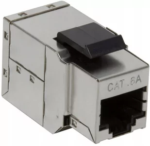 Gniazdo Keyston RJ45 cat 6 Ftp beczka wąska - Pozostałe akcesoria sieciowe - miniaturka - grafika 1