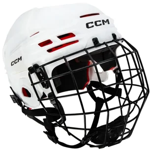 Kask hokejowy CCM Tacks 70 Combo White  Senior L - Hokej - miniaturka - grafika 1