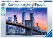 Puzzle - Ravensburger Puzzle 2000 elementów Widok na Manhattan i Most Brooklyn 4005556160112 - miniaturka - grafika 1