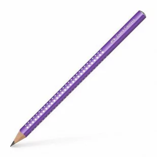 Faber Castell Ołówek JUMBO SPARKLE PEARL fioletowy twardość B 111604 FC - Ołówki - miniaturka - grafika 1