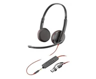 Słuchawki - Poly BlackWire 3225 USB-C Headset USB-C/A - miniaturka - grafika 1