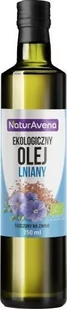 NaturaVena Olej lniany 250 ml Bio - Olej spożywczy - miniaturka - grafika 1