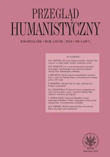 Przegląd Humanistyczny 20244 487 - Czasopisma - miniaturka - grafika 1