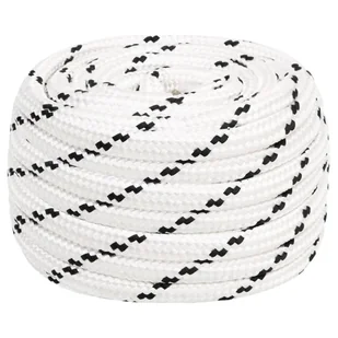 Pleciona linka żeglarska, biała, 20 mm x 100 m, poliester! Lumarko! - Żeglarstwo - miniaturka - grafika 1