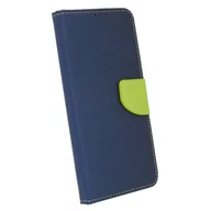 Etui i futerały do telefonów - Etui Book Fancy do SAMSUNG GALAXY A72 (A725F) Etui na telefon komórkowy z funkcją podstawki, uchwyt na karty Niebiesko-zielony - miniaturka - grafika 1