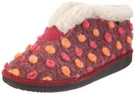 Kapcie damskie - Manitu Home 340077 damskie płaskie kapcie, czerwony - czerwony bordaux. - 40 EU - miniaturka - grafika 1