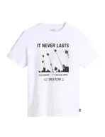 Koszulki i topy damskie - T-shirt Damski VANS Neverlasting Oversized White VN000MD0WHT1 XXS - miniaturka - grafika 1