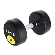 Hantle i ciężarki - HMS HG PRO 16 KG HANTLE GUMOWANE HMS - miniaturka - grafika 1