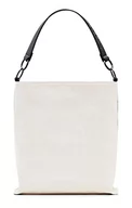 Torebki damskie - Desigual Women's Bag_LOGORAMA BUTAN 1008 BEIGE Crude, White - miniaturka - grafika 1