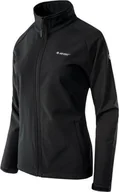 Kurtki i kamizelki sportowe damskie - Hi-Tec SOFTSHELL LADY RIMAN BLACK/BLACK S - miniaturka - grafika 1