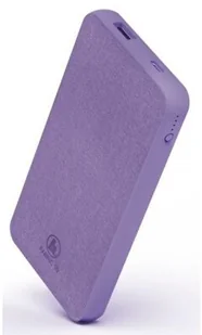 Hama Powerbank Power Pack Fabric 10 10000 mAh Fioletowy - Powerbanki - miniaturka - grafika 5